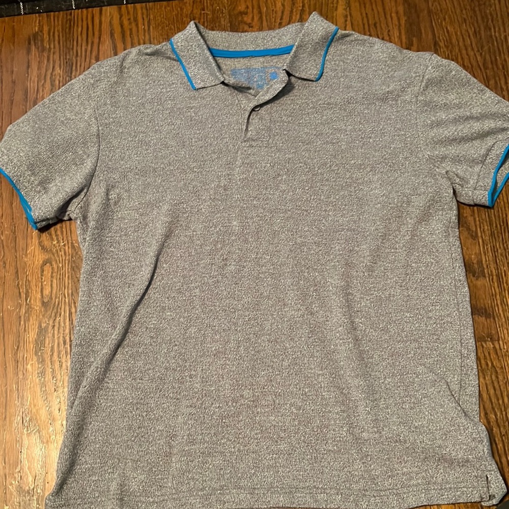 Mens grey polo